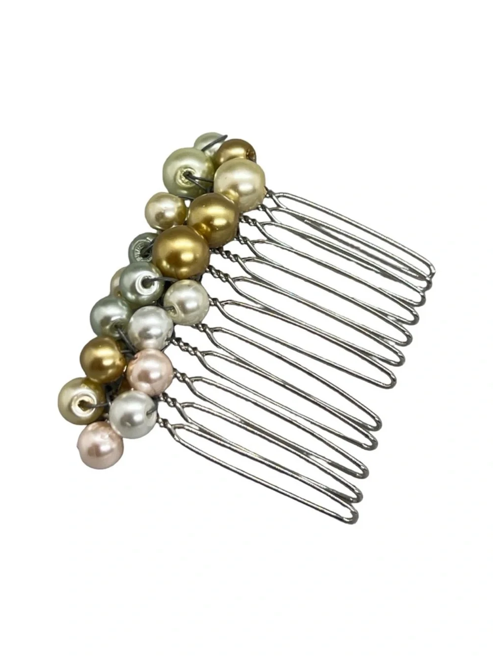 Pearl Multi-Color Hair Comb - Women Accessories 2,0”FINAL PRICE DROP